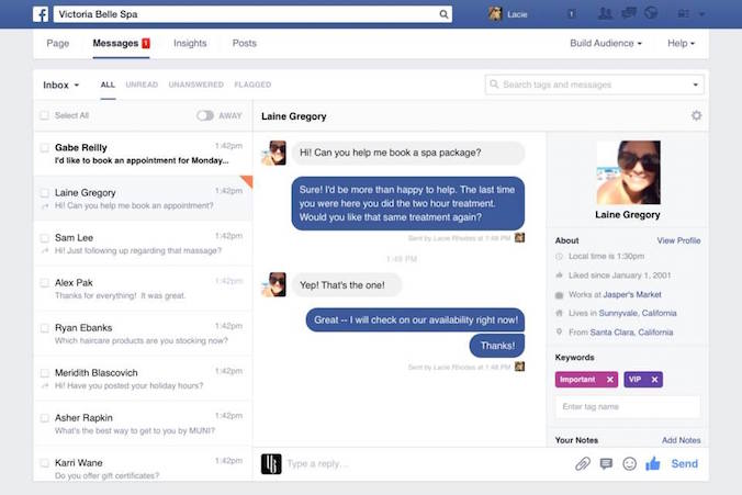 Relation Client : Facebook ajoute de nouvelles fonctionnalités